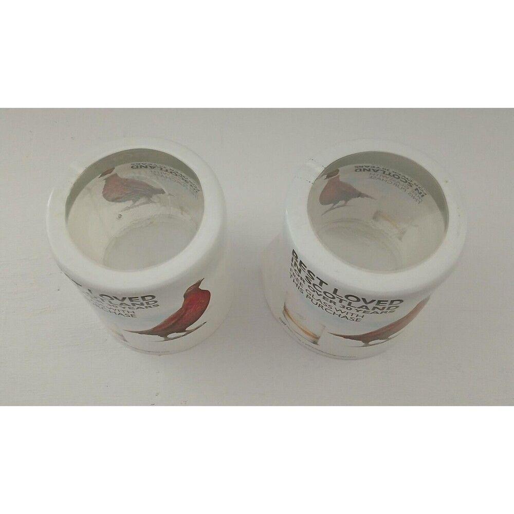 NEW Set of 2 The Famous Grouse Collectible Whiskey Glasses Etched Design 6 Oz - Picture 5 of 5
